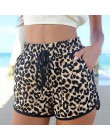 Moda lato kobiety Leopard Print spodnie europejska i amerykańska urocze Sexy panie na co dzień krótkie spodenki Feminino