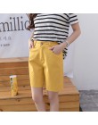 Hzirip 2019 lato kobiety popularne krótkie mody luźne bawełniane spodnie szerokie nogawki spodenki cukierki kolorów na co dzień 