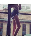 Nowe letnie spodenki damskie na co dzień Sexy Fitness treningu talii Skinny krótkie elastyczny pas do biegania oddychające baweł