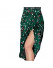 OOTN w stylu Vintage Leopard Print długie spódnice kobiety spódnica midi z wysokim stanem muszka 2019 lato Sexy podziel spódnica