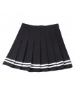 XS-3XL kobiety spódnica Preppy styl wysokiej talii elegancki szwy spódnice lato uczeń plisowana spódnica kobiety słodkie słodkie