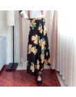 25 kolory 2019 czeski wysokiej talii kwiatowy Print letnie spódnice damskie Boho asymetryczna spódnica szyfonowa długie spódnice