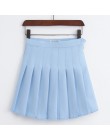 ELEXS kobiety moda lato wysokiej talii plisowana spódnica wiatr Cosplay spódnica kawaii kobiet Mini spódnice krótkie pod nim E11