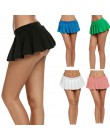 Seksowna krótka Mini spódniczka dla kobiet dziewczyn spódnicca do tańca erotycznego plisowana