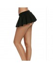 Seksowna krótka Mini spódniczka dla kobiet dziewczyn spódnicca do tańca erotycznego plisowana