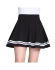ALSOTO moda lato w stylu kobiet spódnica jednolity kolor Sexy wysokiej talii plisowana spódnica czarny koreański wersja Mini lin