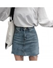 Hzirip lato moda spódnice wysokiej talii kieszenie damskie dżinsowa spódnica z guzikami kobiet Saias 2018 nowe wszystkie dopasow