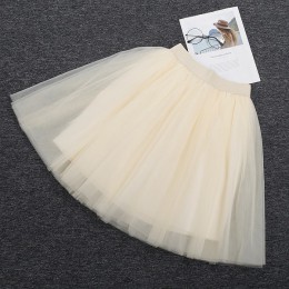 5 warstw 60cm Midi Tulle spódnica księżniczka kobiet dorosłych Tutu moda odzież Faldas Saia Femininas jupiter lato w stylu