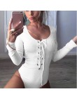 Bodycon Bodysuit Women Long Sleeve Bandage Solid Color Casual Rompers Round Neck Pink Ladies Plus Size 5xl Female Bodysuit