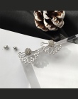 2017 Kryształ Kwiat Stadniny Kolczyki Dla Kobiet moda Biżuteria złota sliver Prosta konstrukcja Dżetów Kolczyk biżuteria e0400