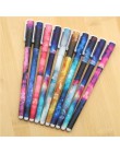 10 sztuk kolor długopis pióra żelowe długopis Kawaii Boligrafos Kawaii Canetas Escolar śliczne koreański biurowe