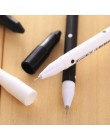 Kot powłoki długopis żelowy DIY artykuły biurowe i szkolne Smooth pisanie czarnym tuszem 0.5mm długopis 1 sztuk