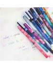 10 sztuk kreatywny gwiazda noc kolor długopis z żelowym wkładem gorąca Boligrafos Kawaii długopisy żelowe Boligrafos Kawaii szko