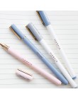Cienkie żelowe długopisy w pastelowych kolorach artykuły biurowe do szkoły