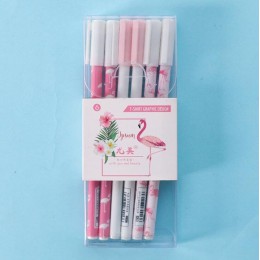 Zielone rośliny Flamingo Sakura długopis żelowy długopis signature Escolar Papelaria szkolne materiały biurowe upominek promocyj