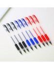 EZONE 20 sztuk/zestaw długopis żelowy ścieralny i długopis napełniania czarny niebieski czerwony 0.5mm Bullet Refill biuro papie