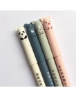 4 sztuk/partia uroczy niedźwiadek animowany Panda różowa mysz kasowalna niebieski atrament długopis żelowy szkolne materiały biu