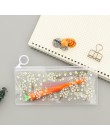 Tajemnicze małe kwiaty zwierzęta pcv wodoodporny ołówek przypadkach magazyn materiałów piśmienniczych biuro szkolne torby ołówko