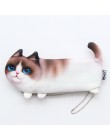2019 nowy Kawaii nowość symulacja Cartoon piórnik kotem ściereczka szkolne przybory papiernicze długopis torba prezent dla dziew