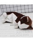 Cartoon pluszowy piórnik Kawaii biurowe pluszowy pies Puppy szkolne materiały biurowe ołówek torba dla dzieci piórnik prezent na
