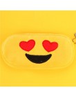Kawaii długopis do kartonu przypadku Totoro pluszowe uśmiech twarz Emoji uroczy piórnik szkoła Minecraft etui trousse scolaire s