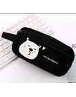 Śliczne niedźwiedź piórnik cartoon wielofunkcyjny pudełko na długopis szkolne piórnik do artykułów piśmienniczych torba mały obi