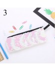 Kawaii odwracalne syrenka cekiny piórnik śliczne brokat ołówek torba dla dziewczyn prezenty pudełko na długopis szkolne materiał
