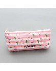 Kawaii szkoła Flamingo ołówek Case dla dziewczyn szkolne koreański biurowe duży piórnik śliczne Flamingo ołówek pudełko na preze