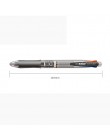 5 w 1 długopis wielokolorowy pisaki z czarny/niebieski/zielony/czerwony atrament długopis 0.7mm + 1 sztuk automatyczny ołówek 0.