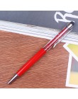 23 kolory kryształowy długopis moda kreatywny rysik dotykowy pióro do pisania artykuły papiernicze artykuły biurowe i szkolne pi