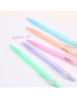 5 sztuk galaretki kolor Kawaii długopis z tworzywa sztucznego naciśnij długopis szkolne materiały biurowe Papelaria B-573F