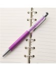 1pc nowy długopisy z folii metalowy długopis długopisy biurowe prezenty urodzinowe długopisy grawerowane nazwa prywatne laserowe