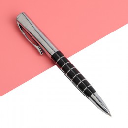 1 sztuk obrotowy kulkowy długopis metalowy ze stali nierdzewnej Długopisy stali nierdzewnej bar długopis handlowych biurowe do b