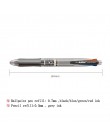 5 w 1 wielokolorowy długopis Kawaii pisaki zawiera 4 kolory długopis i 1 automatyczny ołówek dla studentów prezent śliczne artyk