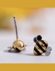 Słodkie Tiny Bee Kolczyk Biżuteria Honey Bee Kolczyki Stud Unikalne Kolczyki Biżuteria Dla Kobiet 5 Style