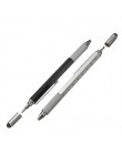 1 sztuk/partia New Arrival narzędzie długopis śrubokręt linijka poziomica z Top i skalę wielofunkcyjny metalu i długopis z tworz