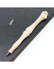 1 pc 0.7mm nowość kształt kości długopis niebieski atrament kształt kości długopis dzieci prezent uczeń piśmienne biuro szkolne 