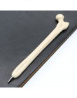 1 pc 0.7mm nowość kształt kości długopis niebieski atrament kształt kości długopis dzieci prezent uczeń piśmienne biuro szkolne 