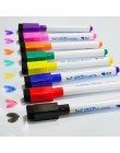 YIBAI 8 sztuk tablica magnetyczna długopis, do rysowania i nagrywania magnes kasowalna Dry White Board markery do szkoły dostaw