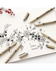 Sakura profesjonalnego Pigma marker do malowania pióro do rysowania szkic archiwalnych czarny atrament pędzel papiernicze animac