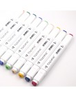 TouchFIVE Marker długopis 30/40/60/80/168 kolory Art markery zestaw podwójne głowy artysty szkic tłuste pióro Manga długopis zes