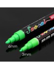 8 kolorów wyróżnienia marker z kredą w płynie długopisy szkolne artystyczny obraz okrągły i dłuta wskazówka 6mm 3mm darmowa wysy