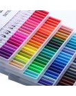 100 kolory podw&oacutejna końc&oacutewka mazak długopisy sztuki akwarela Fineliner rysunek malarstwo piśmienne efekt najlepsze