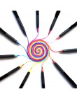 Profesjonalny zestaw kolorowych flamastrów cienkie markery pisaki mazaki artykuły biurowe