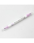 1 sztuk śliczne podwójne głowy fluorescencyjny długopis Milkliner zakreślacze kolorowy marker szkolne Kawaii