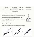 2018 New Arrival DIKA WEN metalowy marki F stalówka pióro wieczne wysokiej jakości atrament długopisy szkolne dostawy biznesowe 