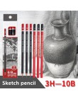 Ołówek do szkicowania HB 2B 3B 4B 5B 6B 8B 10B 2H 3H przejść, ołówek biuro szkoła nauka ołówek
