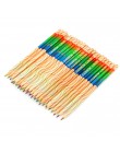 10 sztuk/partia DIY śliczne Kawaii drewniane kolorowe ołówek drewna kolor tęczy ołówek dla Kid szkoła Graffiti rysunek malarstwo