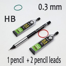 Wysokiej jakości w całości z metalu ZD125 ołówek mechaniczny 0.3 ~ 0.9mm dla profesjonalny obraz i pisania przyborów szkolnych w