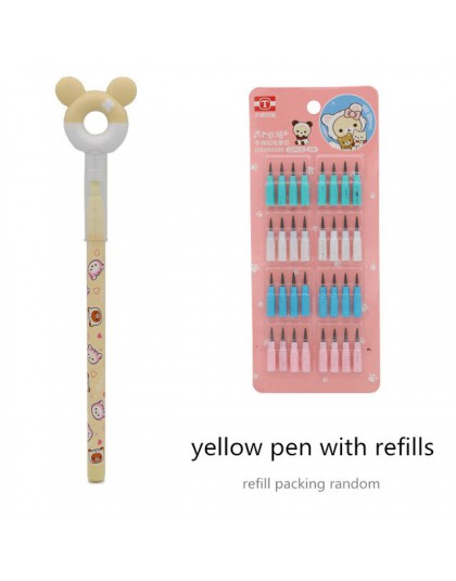 Słodkie pączki ołówek nie ma potrzeby do cięcia bullet ołówek dla dzieci w wieku szkolnym jest rysowania i pisania pióro